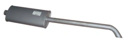 Silencer for exhaust system for front loaders based on D-260.2 engine.
