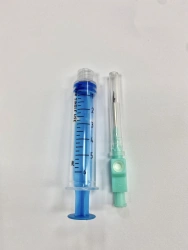 Single-use sterile 3-part sterile injection syringes, in version with 5A "Luer Lok" filter needle