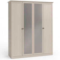 "Camilla" FU3-01.T8L, 4-door wardrobe (2+2) with 2 mirrors from the modular furniture set "Camilla".