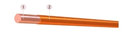 Round copper wire with polyurethane-based enamel insulation, PEVTL-1