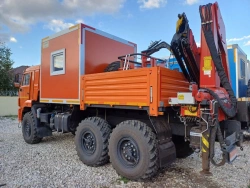 Special truck model 675513 with CMU (INMAN IM25 JSC) on KAMAZ 5350-D5 chassis