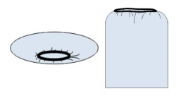 Pouch for tube p/e 40-60 microns