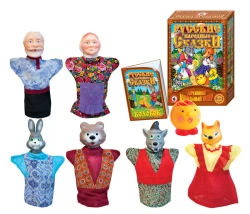 Puppet theatre "Kolobok" (7 characters), (bol. pack.)