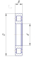 Bearing A 492718T1U-ETU 100/1