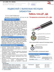 Cable of DT, DD type (According to variants of execution: DTn, DDn)