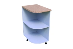 Kitchen corner side table KS-08 radius open right