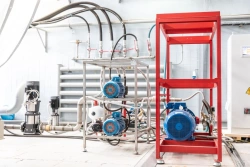 Fire extinguishing installation of high-pressure fine atomised water TRV VD