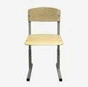 Pupil's chair with rectangular tube frame SP series