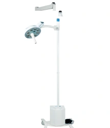 Medical mobile light fixture with emergency power supply adjustable "EMALED 202 AP" (surgical)