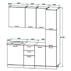 Kitchen furniture set