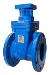 Cast iron gate valve with rubberised wedge under electric actuator 30h939r SLG11
