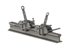 Anchoring device for rail "CLIP"