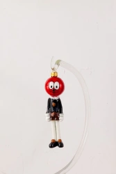 Licence Christmas tree toy made of glass "Count Cherry"