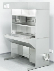 Physician's table for work with autopsy material, model "BV33340" (single-seat), according to TU 9452-016-89079081-2015.