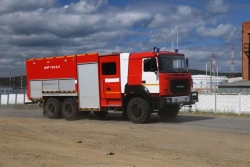 Firefighting hose-pump ANR 130-4,0, type 58810, modification 58810P (mod.5), on chassis Ural-63701-1951