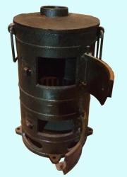Portable cast iron oven