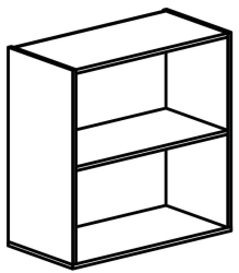 Mezzanine shelving unit 4501 Series "Rhythm"