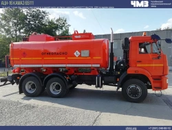 Oilfield tank truck 7074V3-60 on Kamaz 65117-A5 chassis (-50,-RR,-RS)
