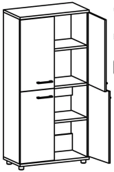 Filing cabinet 8204 Series "Galant"