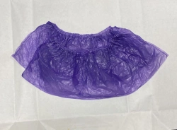 Ufa PAK shoe covers 50 pairs, "PREMIUM" with double elastic band, purple