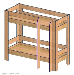 Adult 2-tier bed