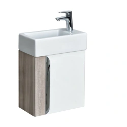 Vanity unit under sink Aquaton Vita white, ash chimo 1A221401VTD701.A221.4.01V.TD7.0