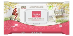 AMRA travel Refreshing wet wipes, ROME 1/120/6