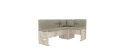 KU City Sofa M (Sonome Light/Mesh )