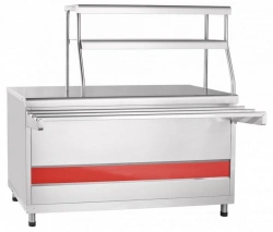 Hot drinks counter PGN-70KM-01 (stainless steel top)