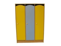 Children's wooden wardrobe for clothes
