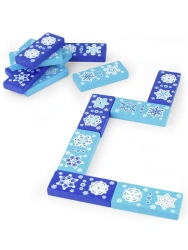 Dominoes "Snowflakes" (28 pieces), Article No. 1-60