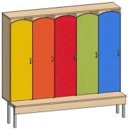 Children's sectional cupboard with clothes catwalk SHKS-2P