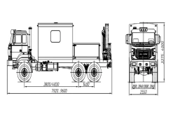 Special cargo-passenger truck model 677514 with CMU (JSC "INMAN IM15, IM20, IM27, IM40T, IM50, IM55, IM77, IT90, IM95, I
