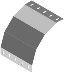 Cable release plate PSK 000, with overall dimensions from 150 mm to 1000 mm, metal thickness 1,5 mm, stainless steel grade