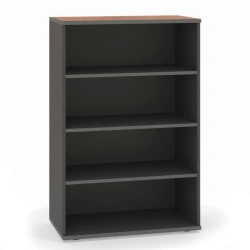 No.67 Folder shelf from the office furniture set "Strategy", available in 2 textures: N.Milano and Grey