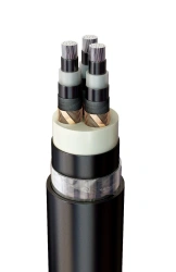 Power cable K9RV... 6-35kV copper with EPR insulation, armoured in PVC ng(A) sheath. 6-35kV copper with EPR insulation, armoured