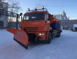 Combined road machine KDM 605001 on the basis of chassis KAMAZ-53605-37