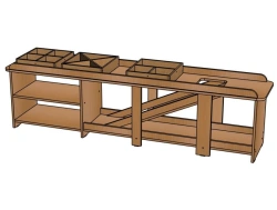 Didactic table No.2 with drawers/ SD46