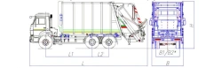 Garbage truck special model MK-4548-07