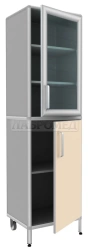 Medical single-leaf cabinet ??-2 from the set of furniture for clinical-diagnostic laboratories "Medent-2" from the sets of furn