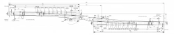 Single ramp of type P65 grade 1/11 on reinforced concrete bars of the project 2799.00.000-17