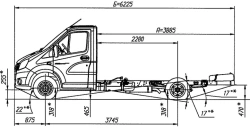 Chassis Gazelle NEXT, Modification A21R32, Diesel engine G31 , N1