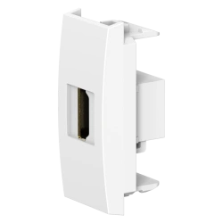 CADUCEUS ALING MODE Flush-mounted socket HDMI type A-A, 1M, white, art. no. 6615.A. 6615.0
