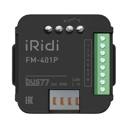 Small-size input module for 4 inputs and 1 relay (FM-401P/LFM-401P) DSTL.468332.021??