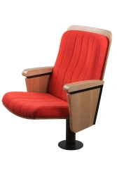 Auditorium armchair with metal frame model "Wagner"