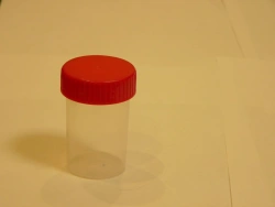 Polymer container for bioassays, disposable, non-sterile-COP 60ml/K