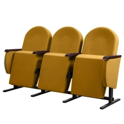 Multi-seat armchair section with metal frame