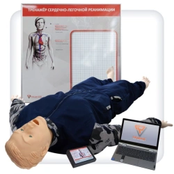 M1070 Simulator for practicing CPR skills with computerised registration of parameters "Volodya-02"