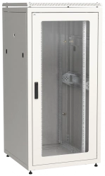 LN35-33U88-GM ITK LINEA N 33U 800x800mm glass perforated door rear metal grey.