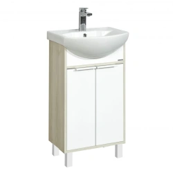 Pedestal under the sink Aquaton Rico 50 white, ash factory 1A212401RIB901.A212.4.01R.IB9.0